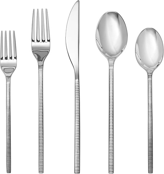 Premium Heavy-Duty Stainless Steel Dinner Spoon Set – Rust Resistant, Dishwasher Safe & Elegant Design